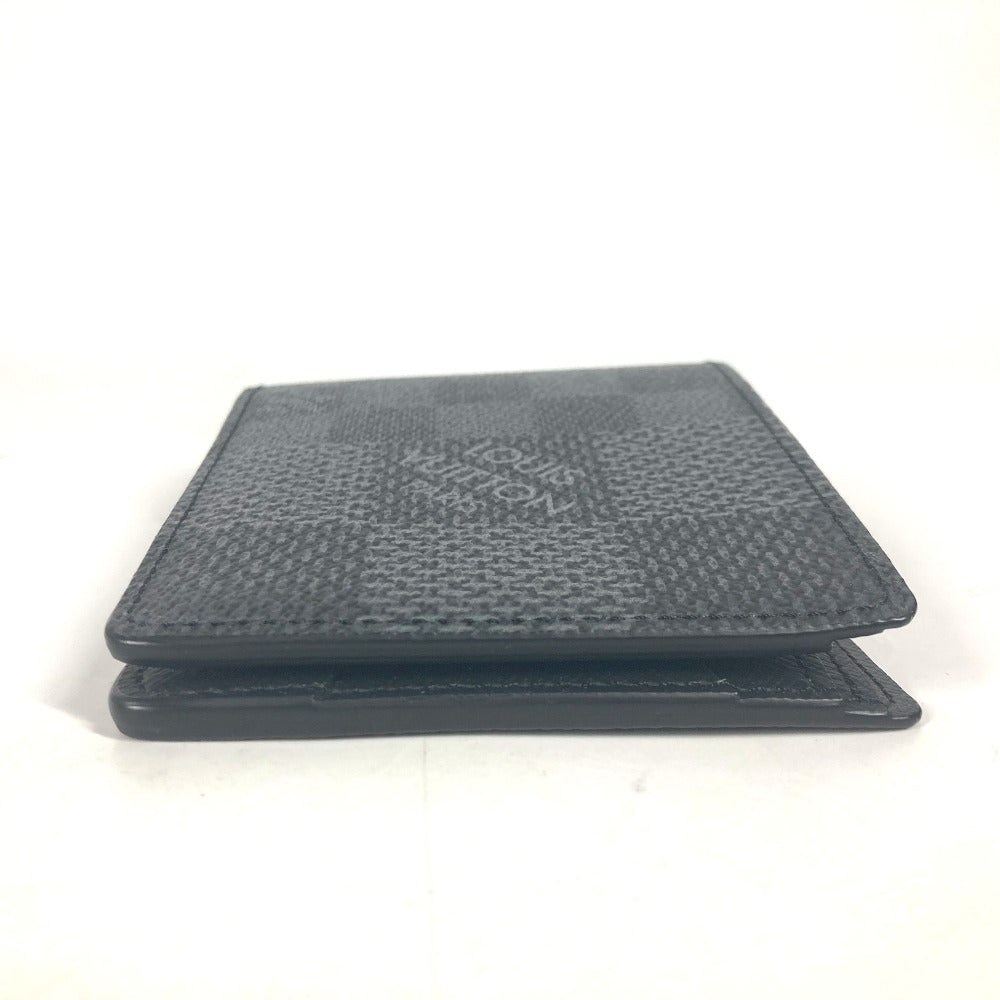 LOUIS VUITTON Folded wallet N60434 Damier canvas black Damier Graffiti 3D Portefeuille Multipull