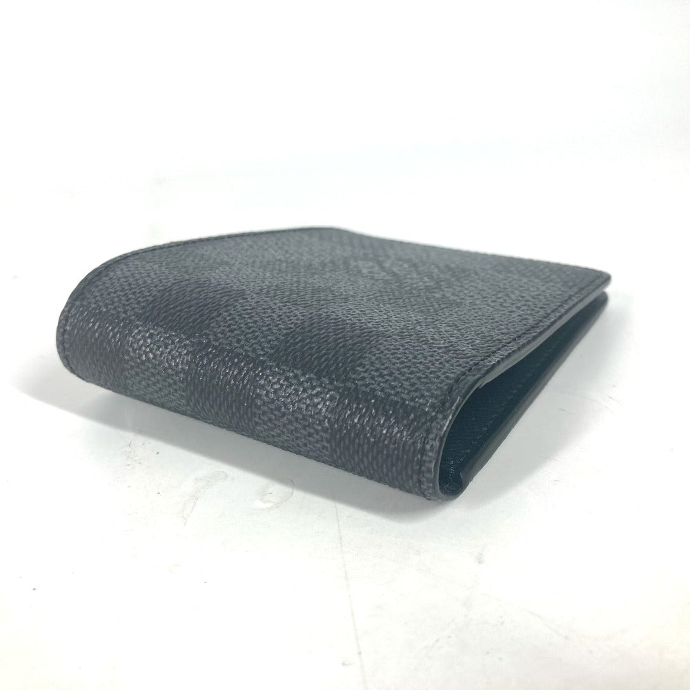 LOUIS VUITTON Folded wallet N60434 Damier canvas black Damier Graffiti 3D Portefeuille Multipull