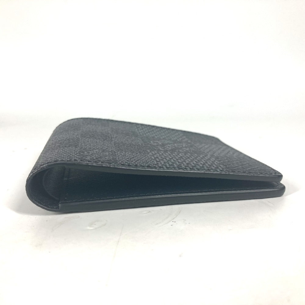 LOUIS VUITTON Folded wallet N60434 Damier canvas black Damier Graffiti 3D Portefeuille Multipull
