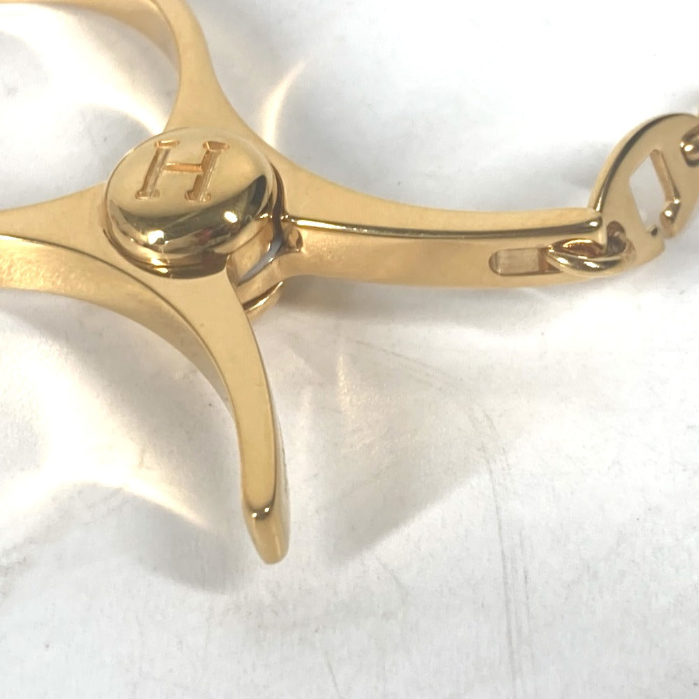 HERMES Glove holder metal gold Philo Glove Holder Women Used