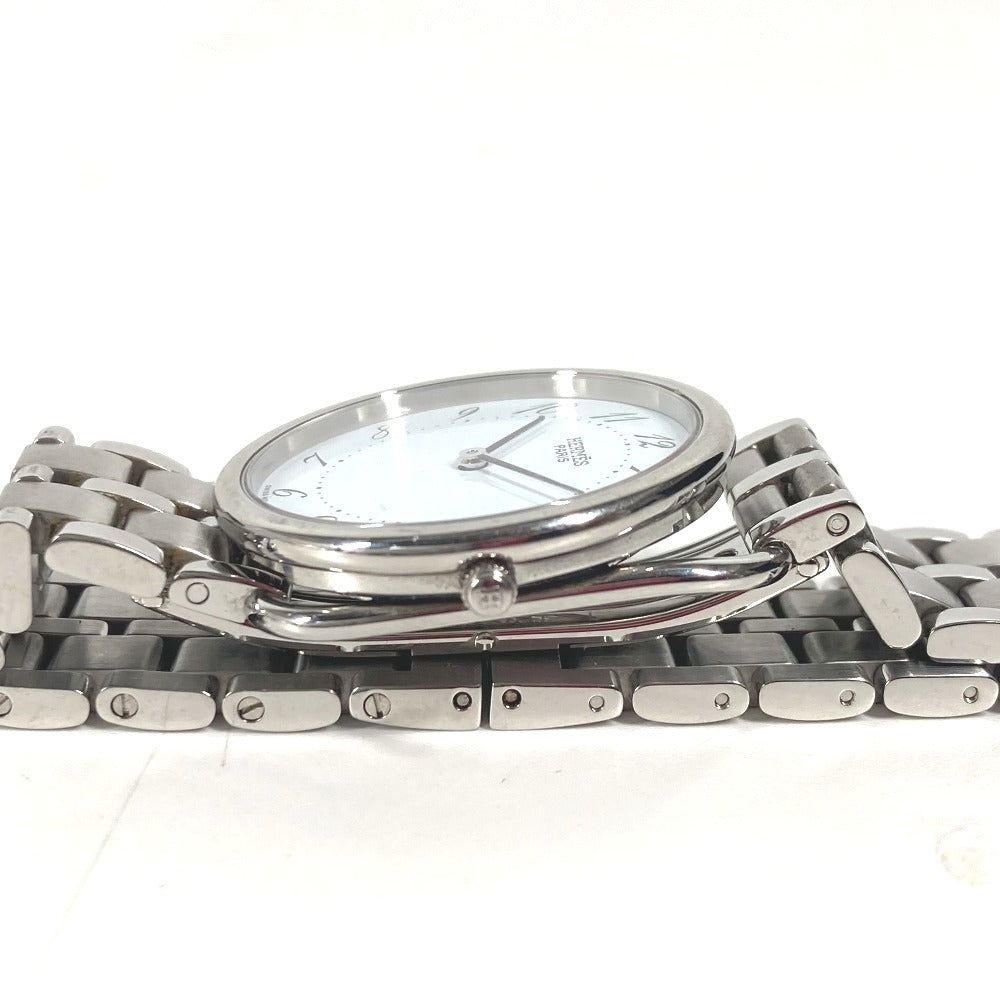 HERMES Watches Quartz Stainless Steel Silver Arceau blue dial Women Used