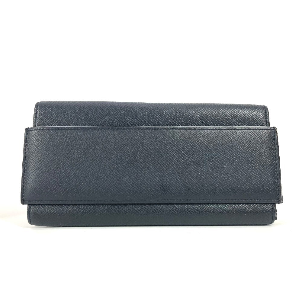 HERMES Long Wallet Purse Epsom black Long wallet Passan Long