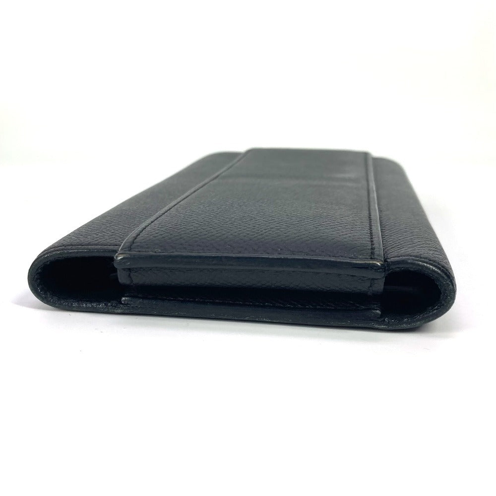 HERMES Long Wallet Purse Epsom black Long wallet Passan Long