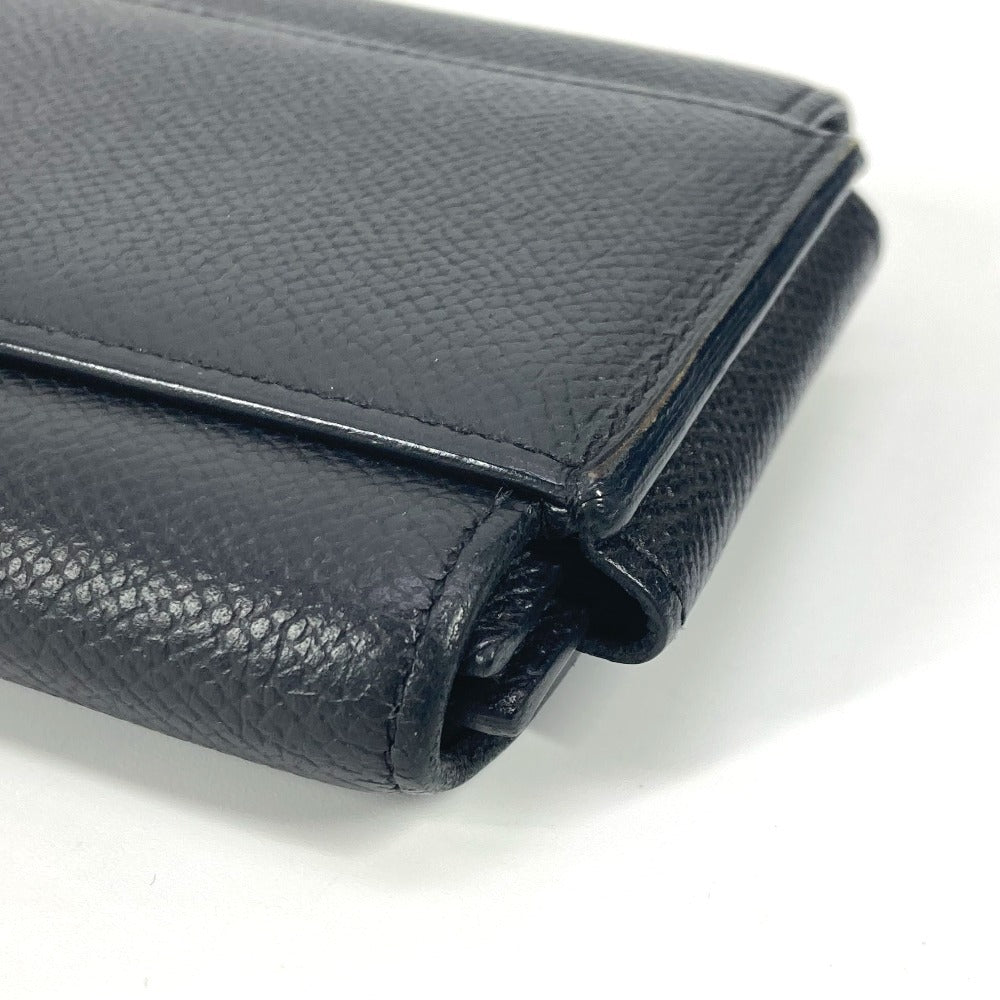 HERMES Long Wallet Purse Epsom black Long wallet Passan Long