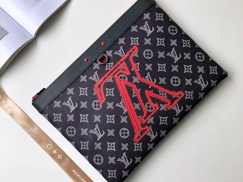 Louis Vuitton Discovery Pochette Monogram Upside Down Canvas
