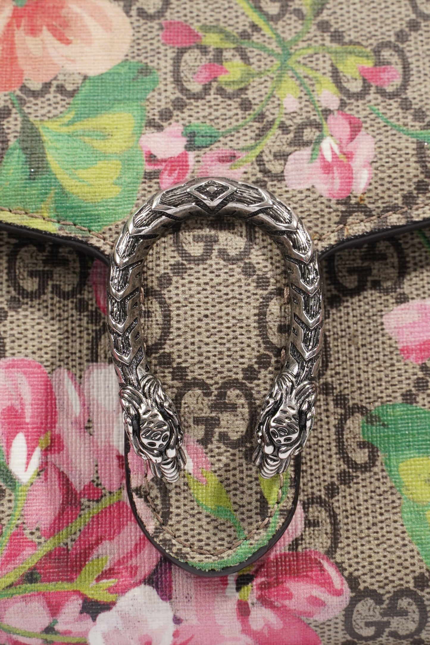 Gucci Dionysus Chain Wallet Bloom Monogram Canvas