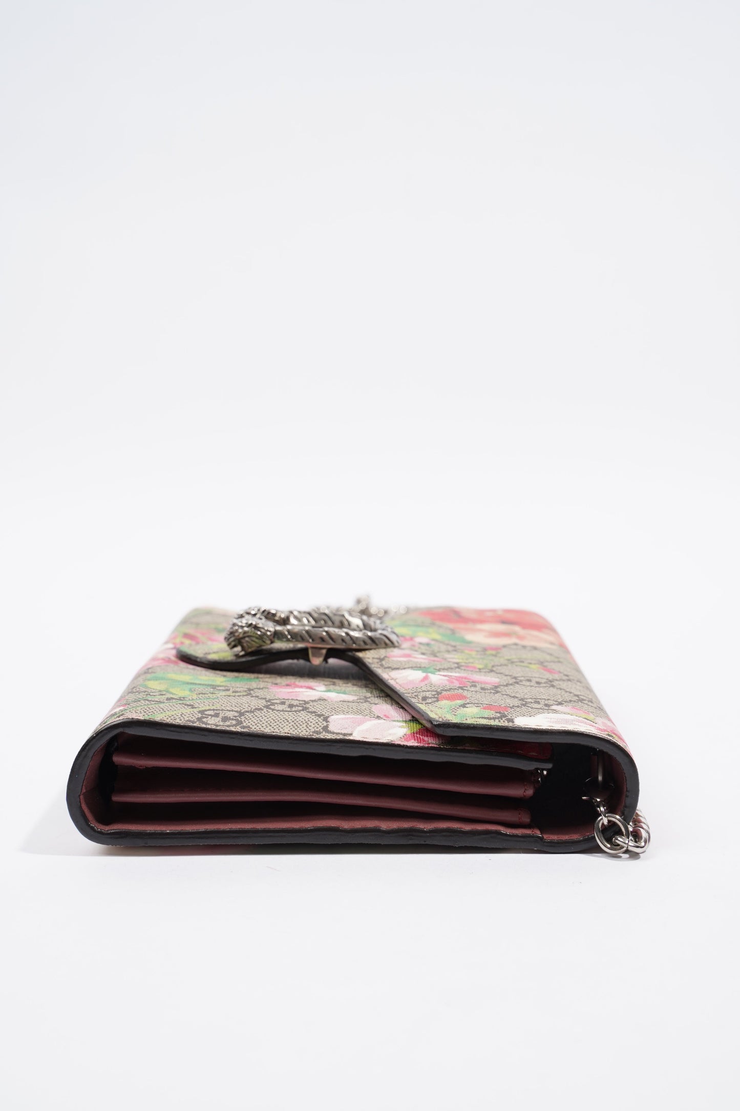Gucci Dionysus Chain Wallet Bloom Monogram Canvas