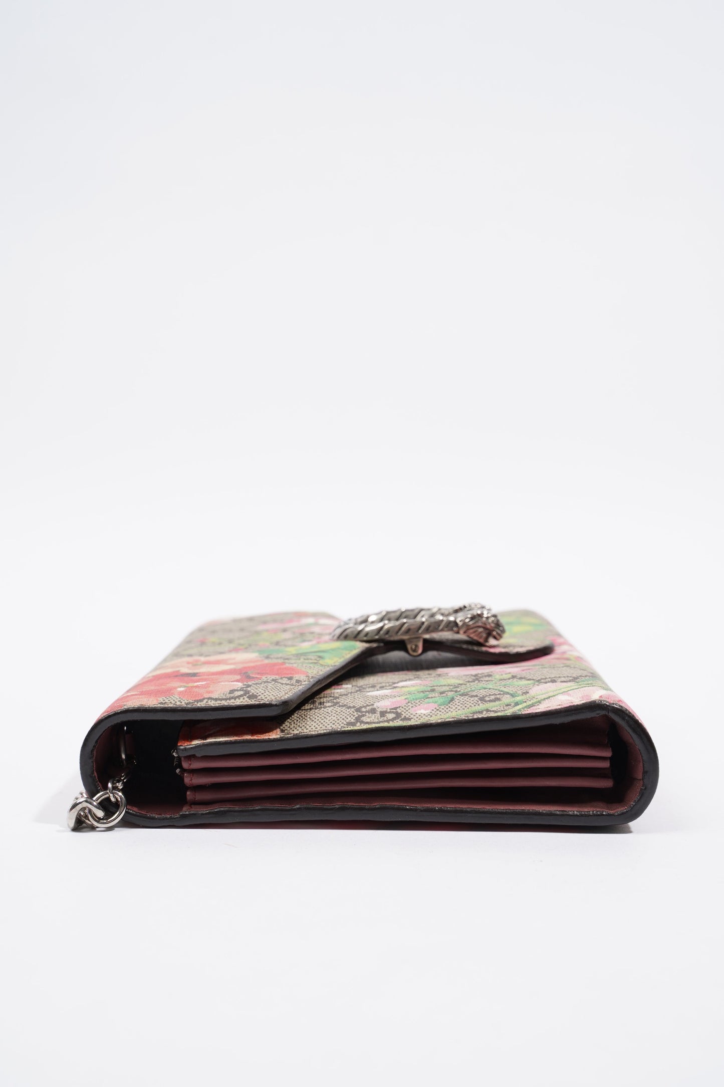 Gucci Dionysus Chain Wallet Bloom Monogram Canvas