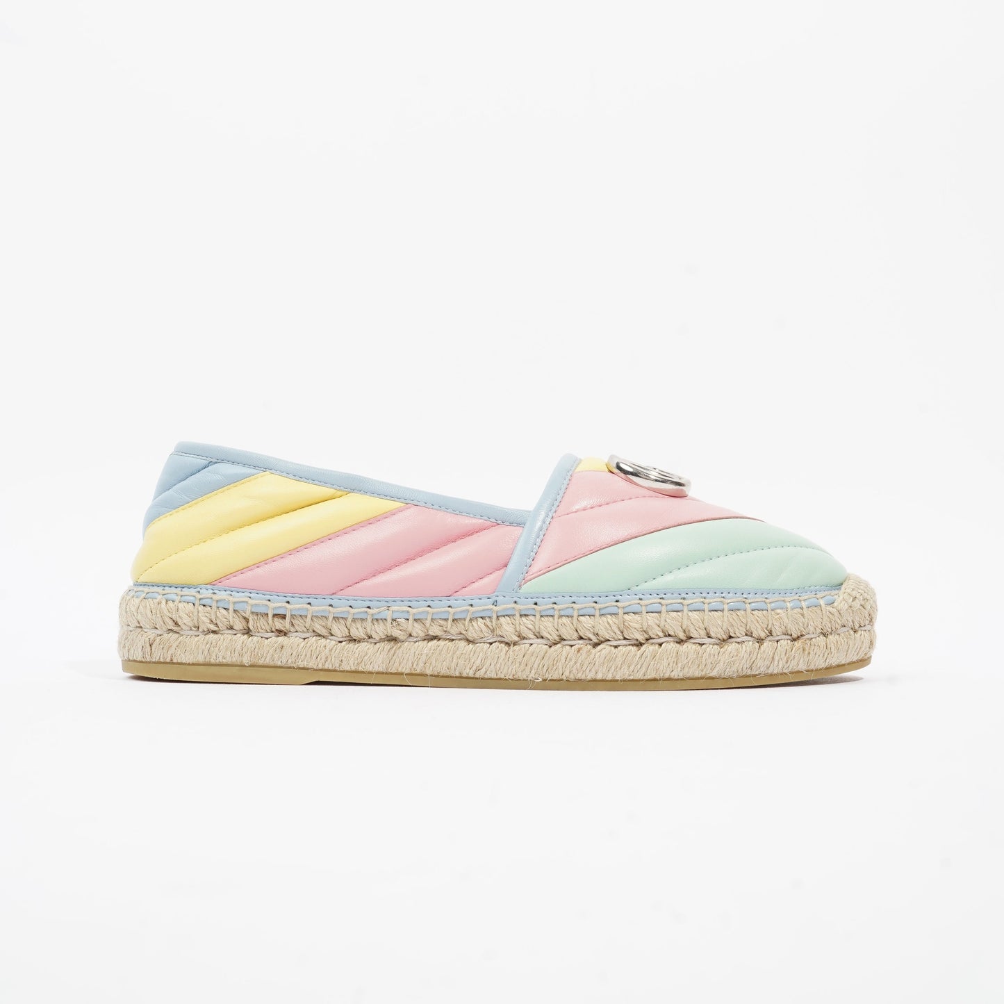 Gucci Marmont Espadrilles Multicolour Leather EU 38 UK 5