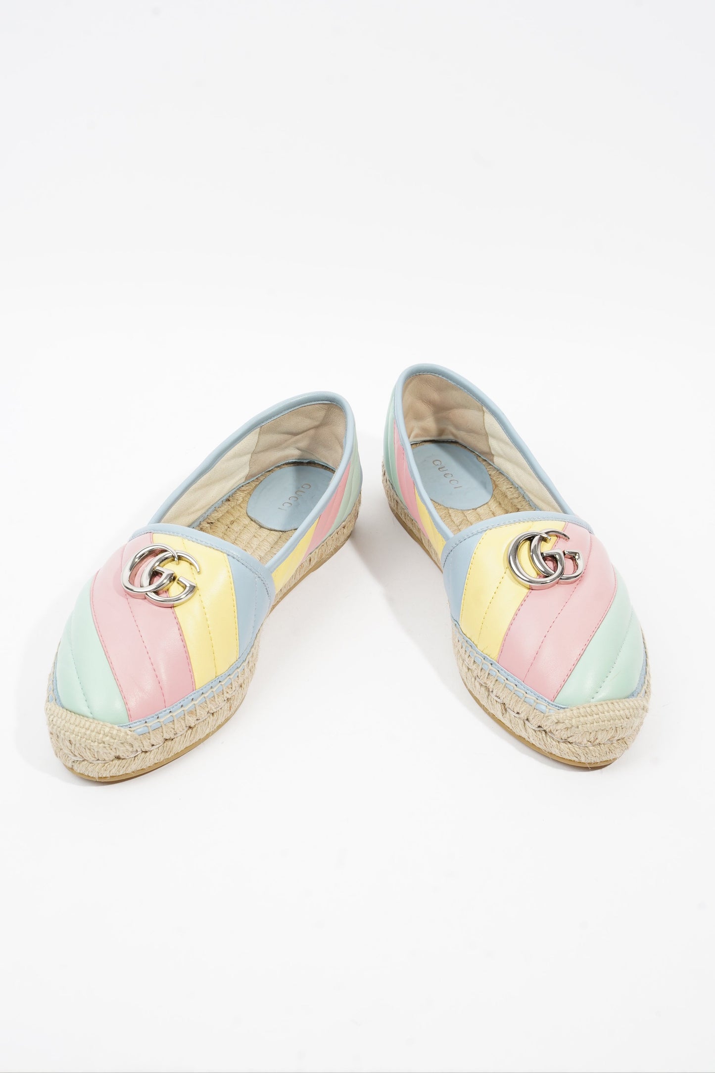 Gucci Marmont Espadrilles Multicolour Leather EU 38 UK 5