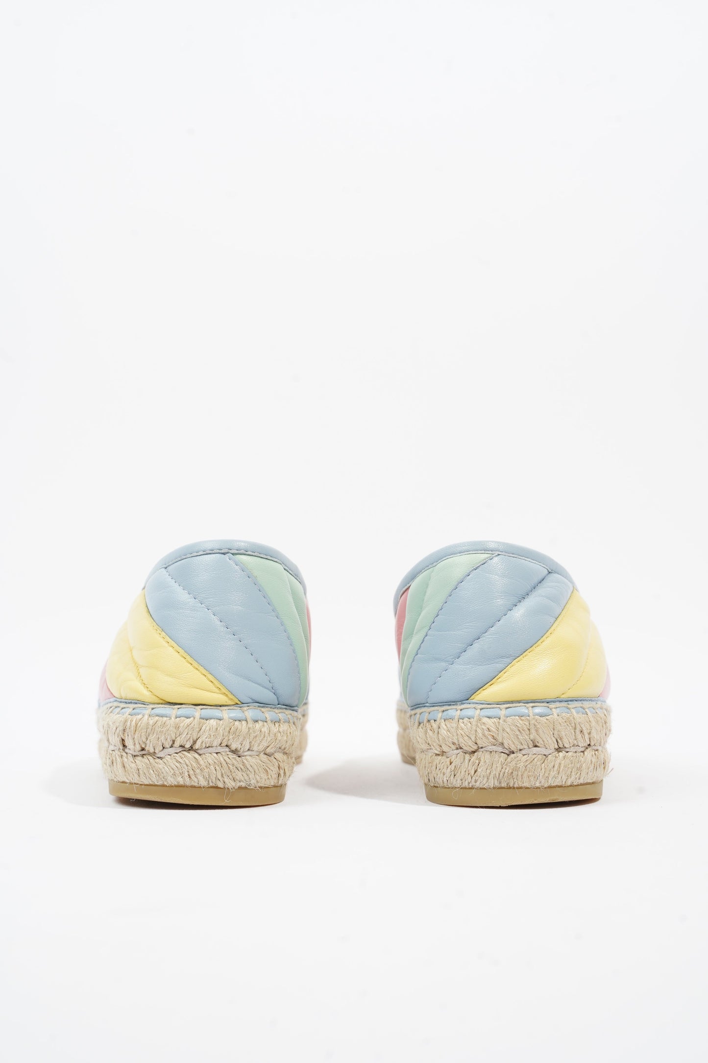 Gucci Marmont Espadrilles Multicolour Leather EU 38 UK 5