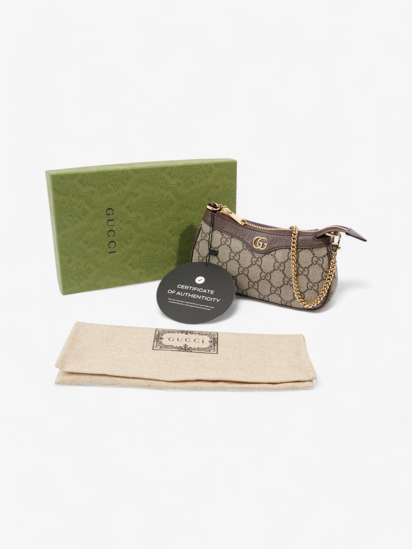 Gucci Ophidia GG Supreme / Brown Canvas Mini