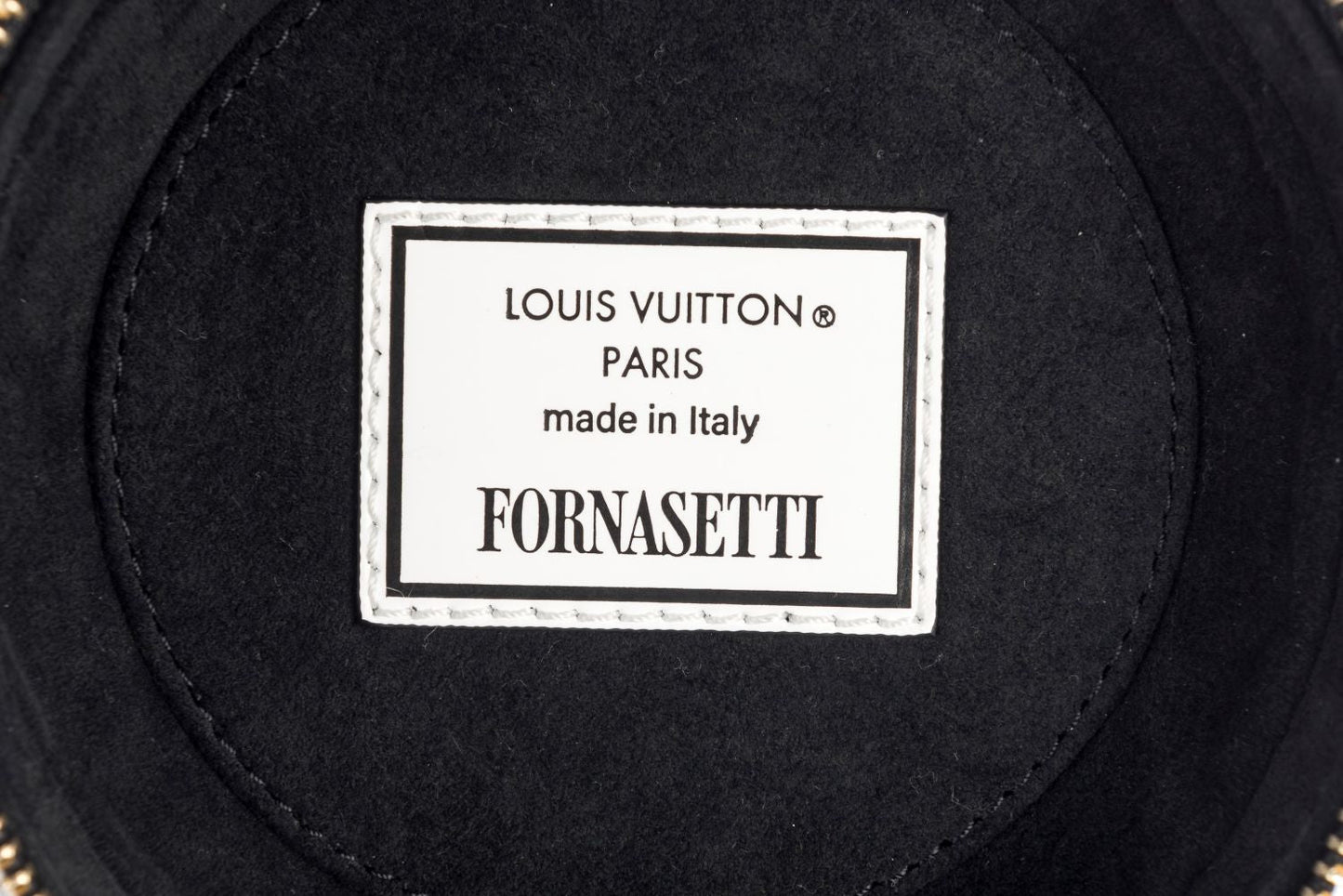Louis Vuitton Fornasetti Cannes Vase Architettura Handbag (M59143), Gold Hardware, with Strap, Gold Chain, Lock, Keys, Dust Cover & Box