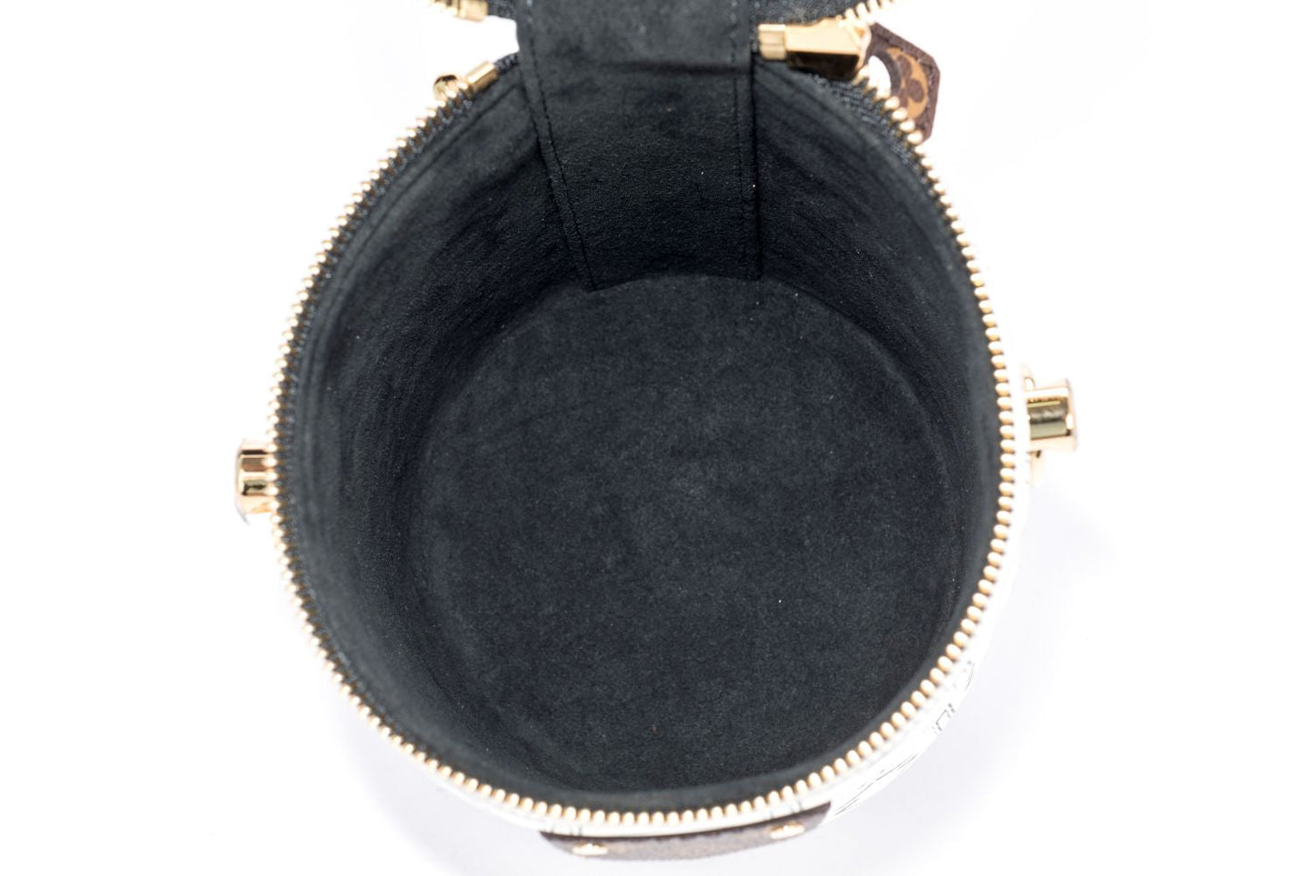 Louis Vuitton Fornasetti Cannes Vase Architettura Handbag (M59143), Gold Hardware, with Strap, Gold Chain, Lock, Keys, Dust Cover & Box