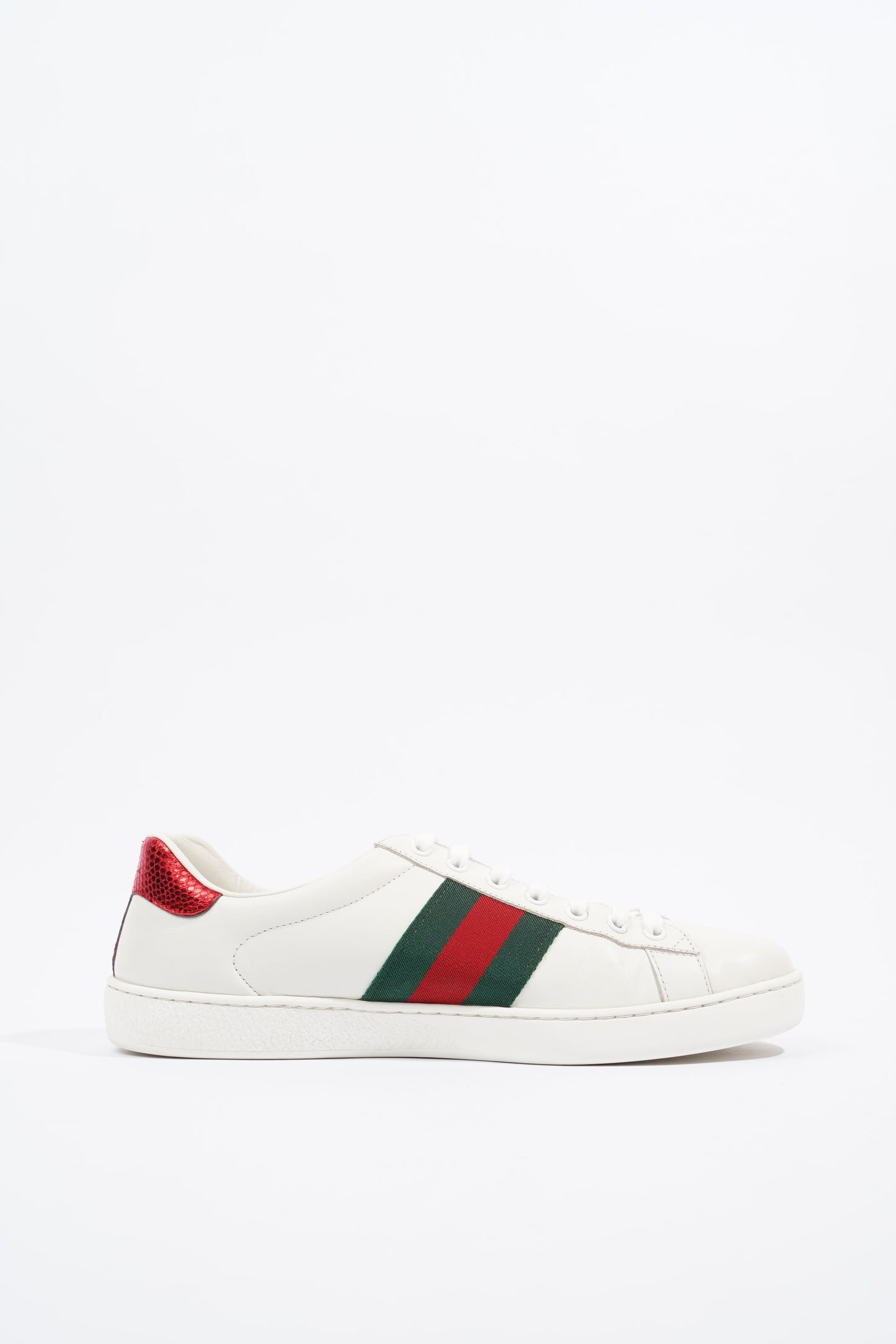 Gucci Ace Bee White / Green / Red Canvas EU 42.5 UK 8.5