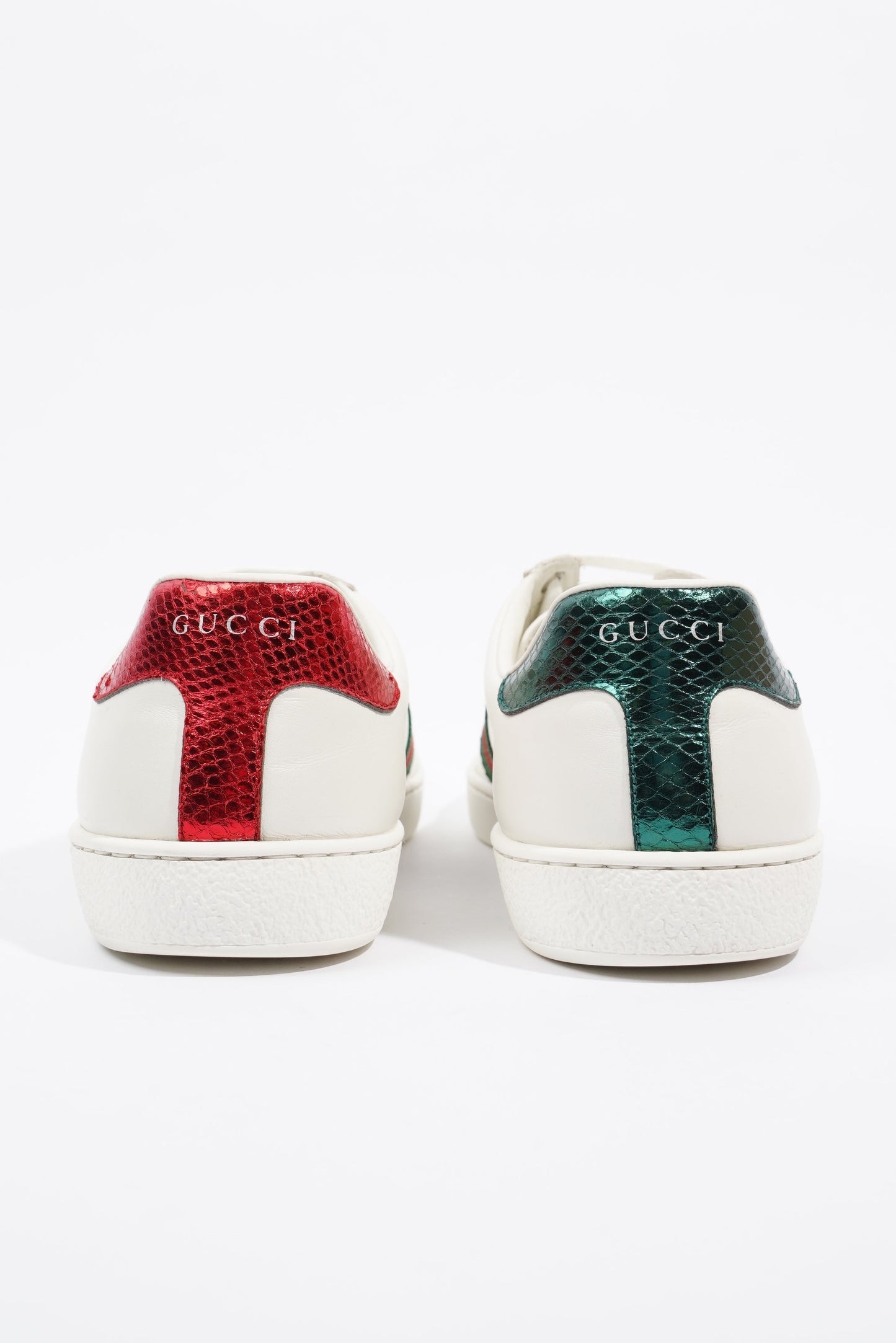 Gucci Ace Bee White / Green / Red Canvas EU 42.5 UK 8.5