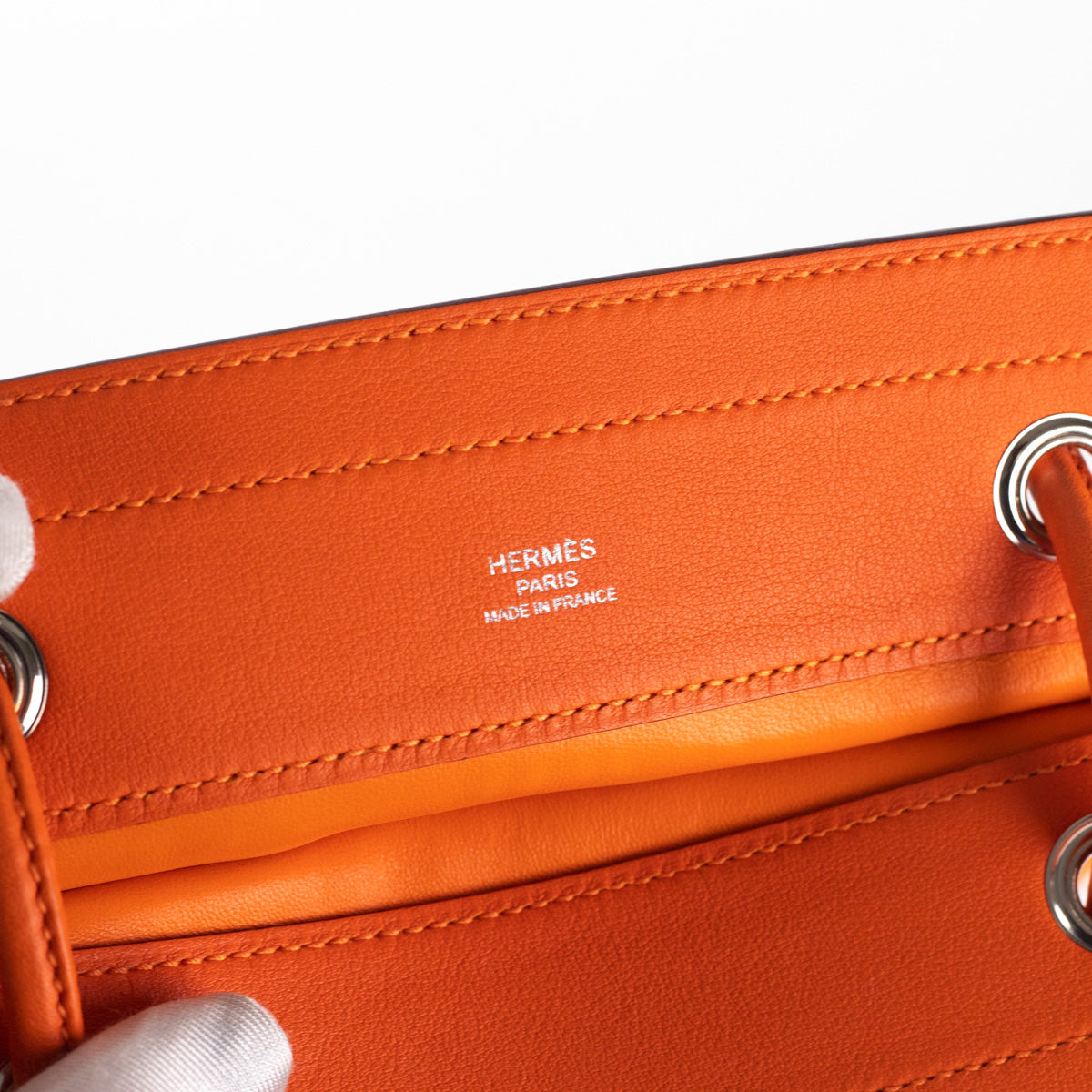 Hermes Aline Orange - C Stamp