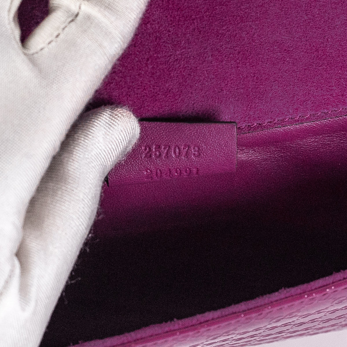 Gucci Guccirisma Clutch Purple