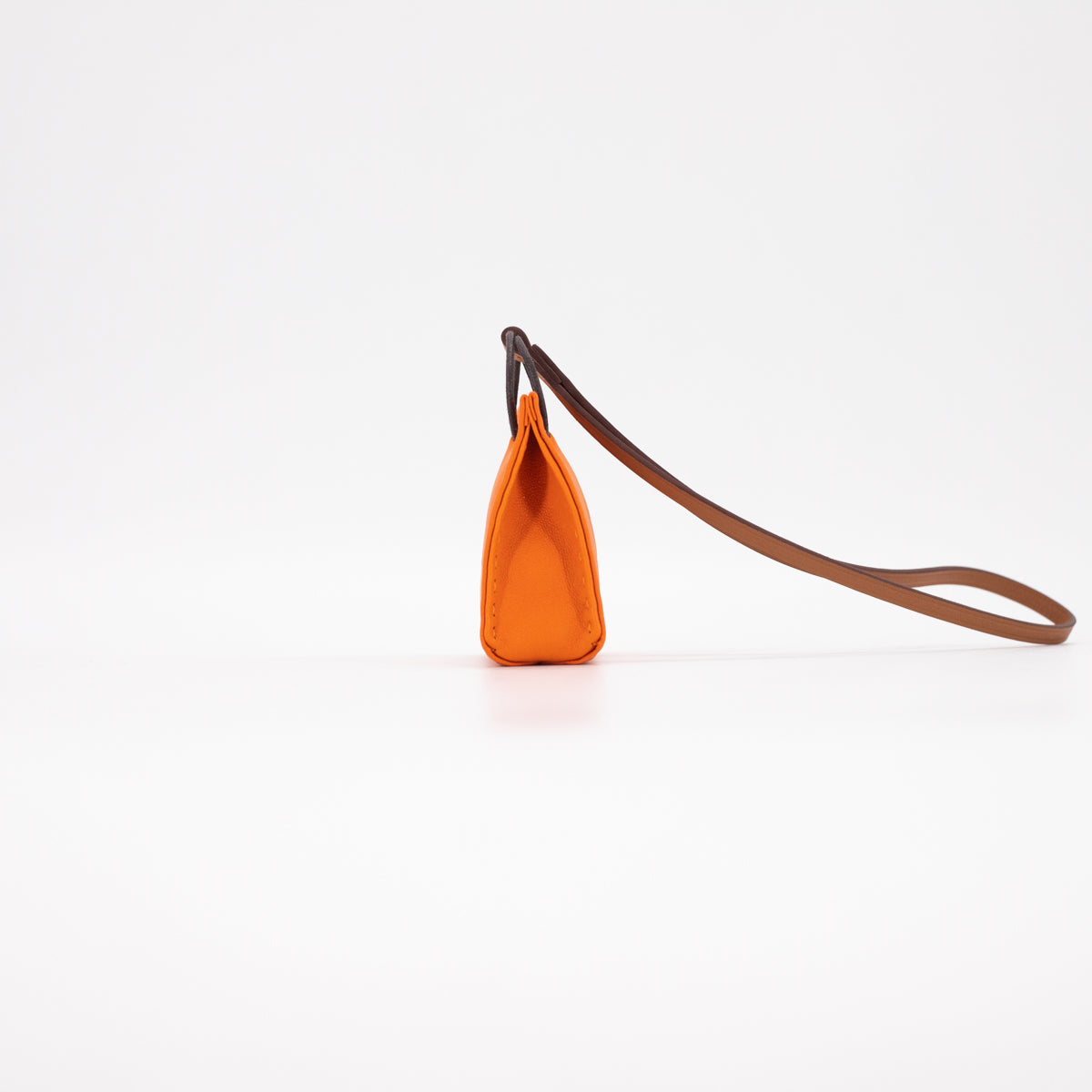 Hermes Bag Charm Orange