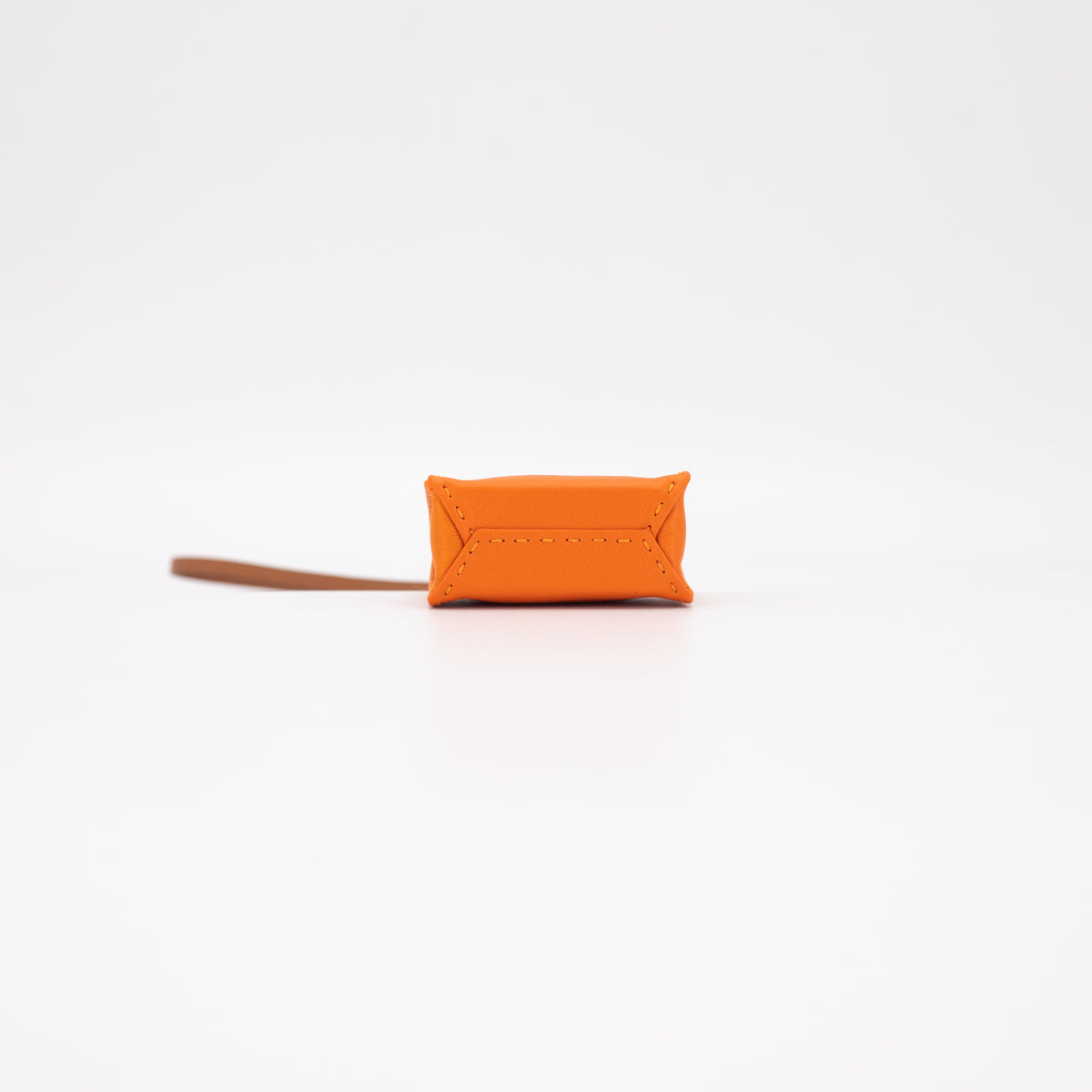 Hermes Bag Charm Orange