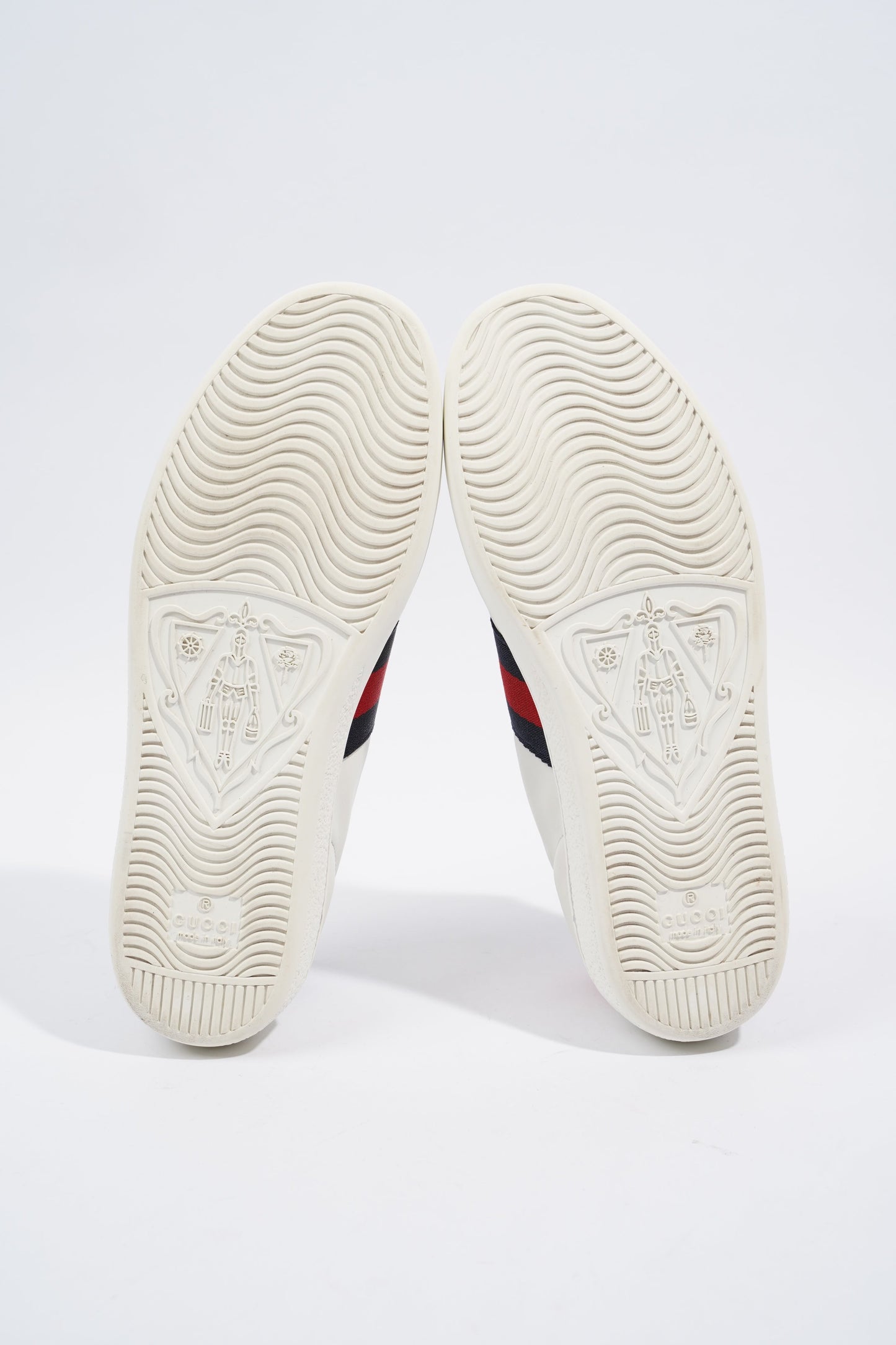 Gucci Ace Embroidered White / Navy / Red Leather EU 36 UK 3