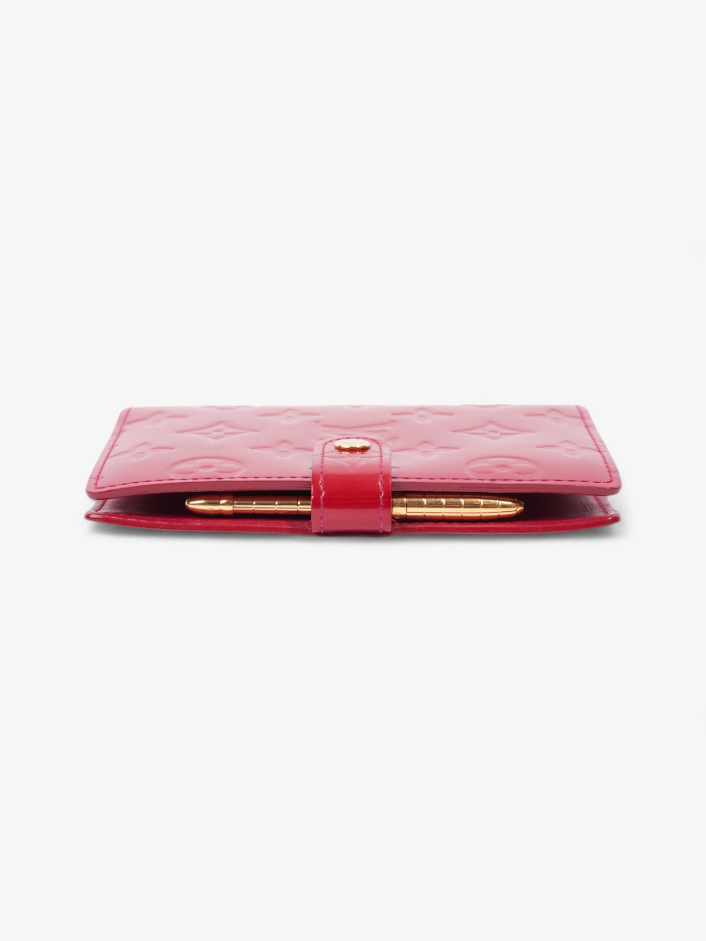 Louis Vuitton Agenda Cover Red Monogram Vernis Leather PM