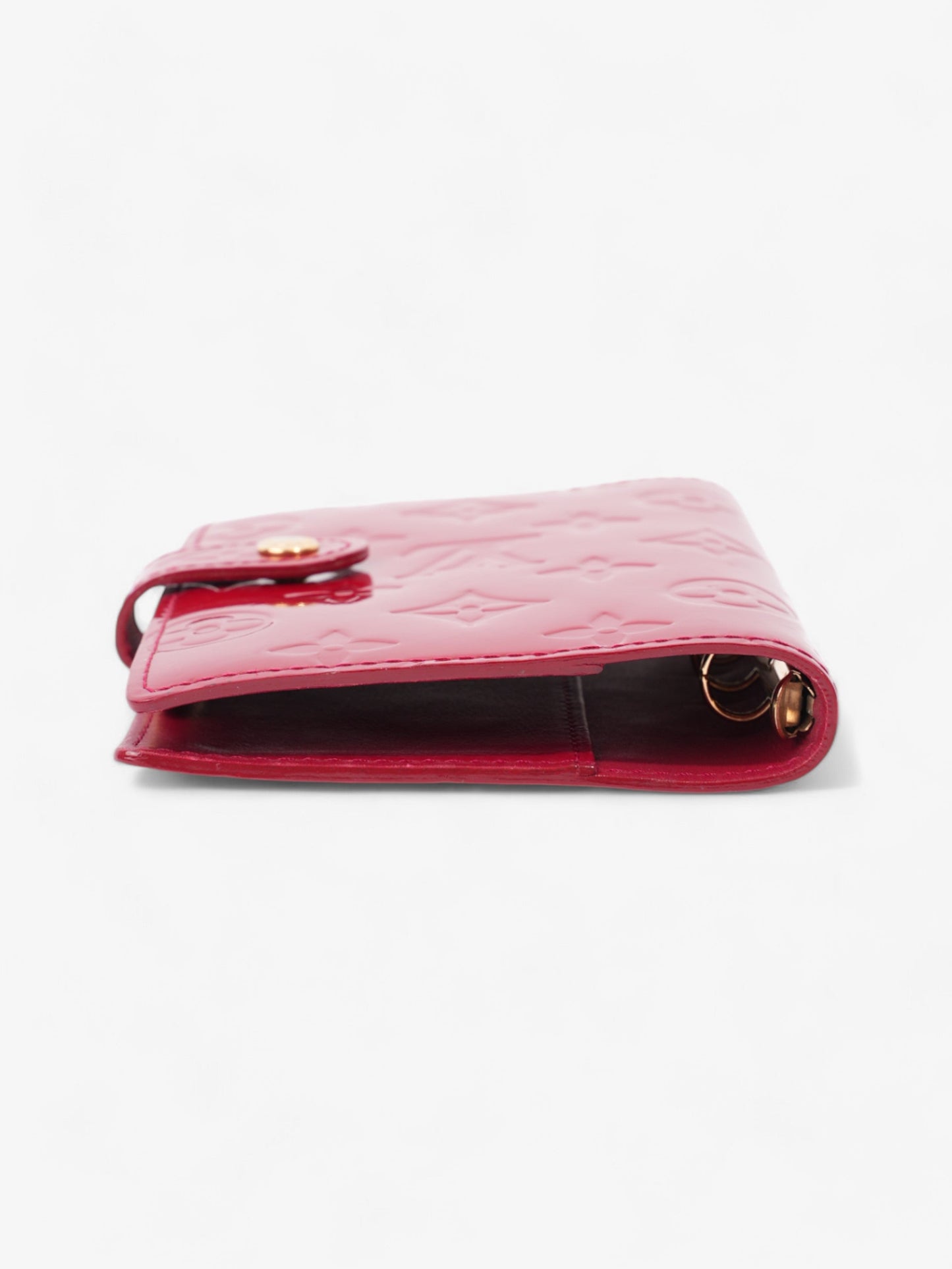 Louis Vuitton Agenda Cover Red Monogram Vernis Leather PM