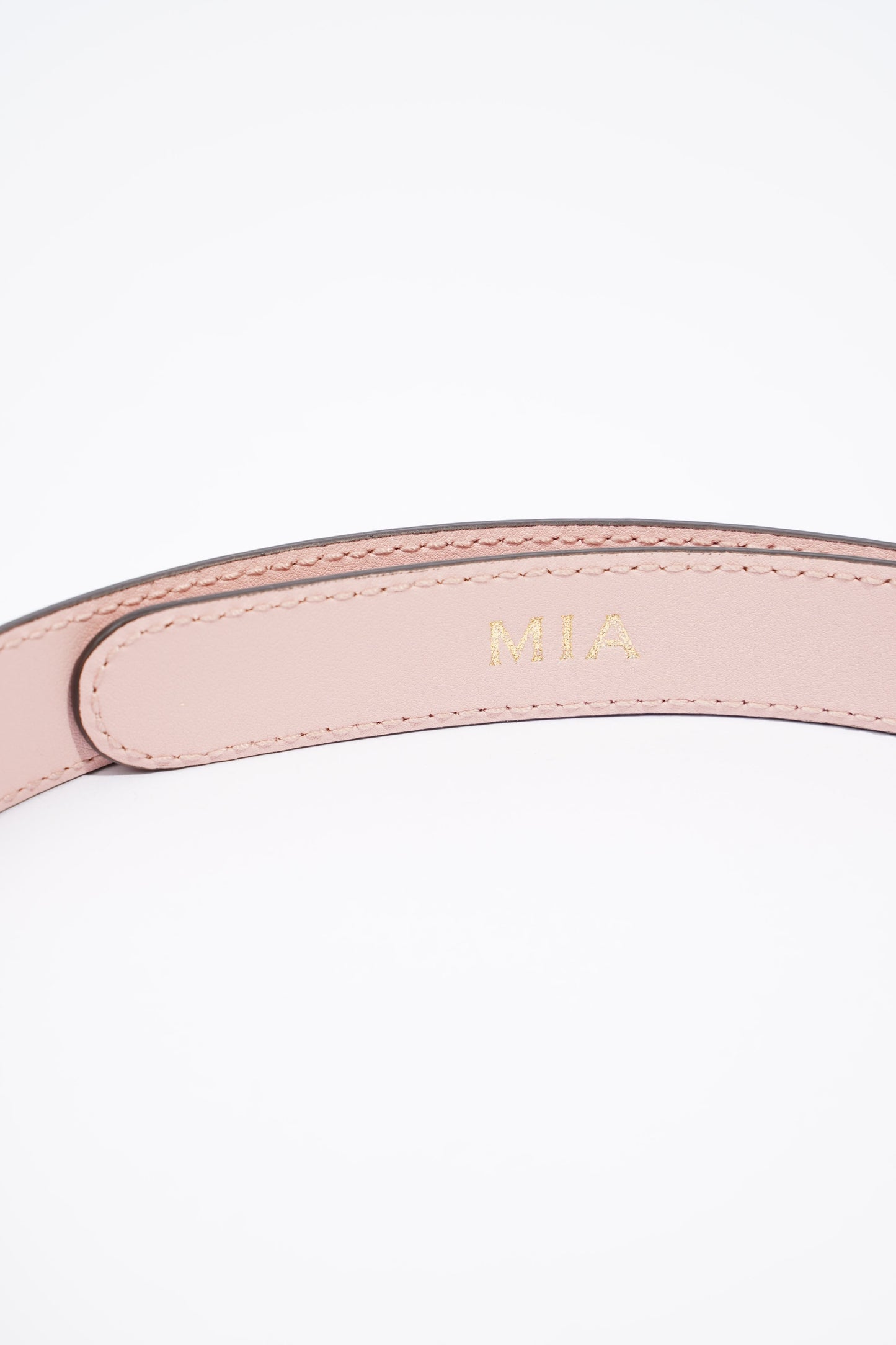 Gucci GG Marmont Thin Belt Light Pink Leather 70cm 28"