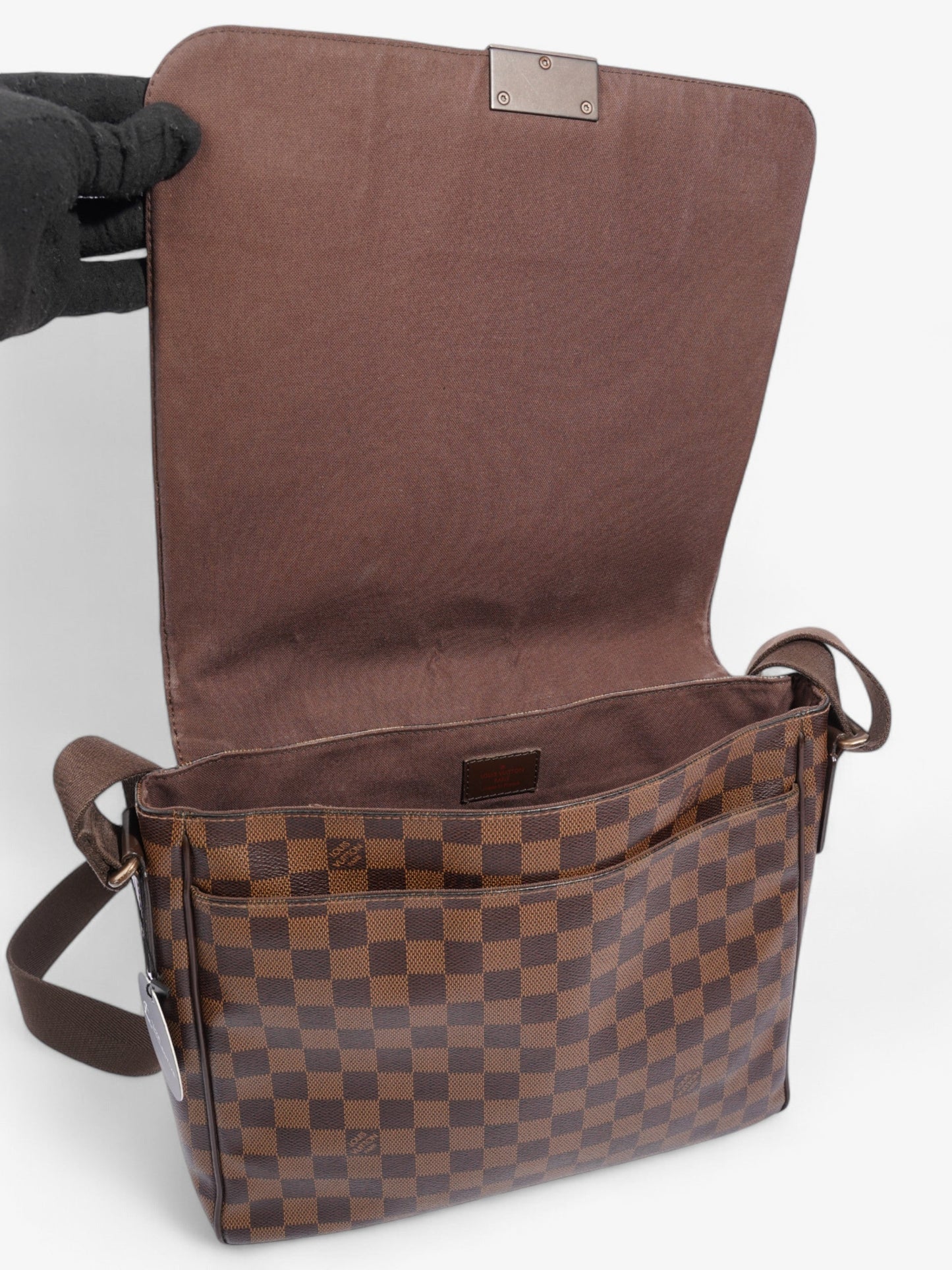 Louis Vuitton District Messenger Bag Damier Ebene Coated Canvas