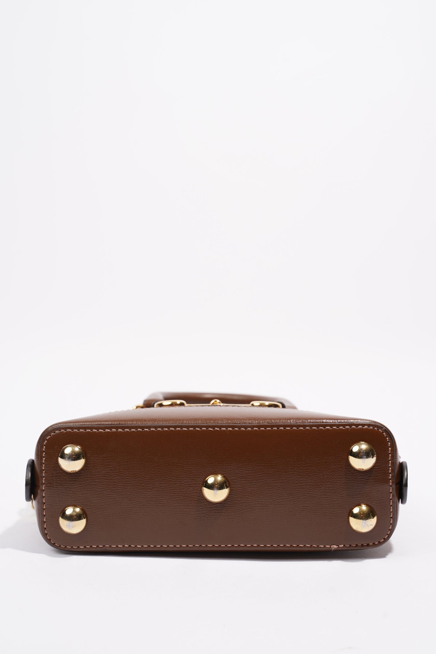 Gucci Horsebit 1955 Mini Top Handle Supreme / Brown Coated Canvas