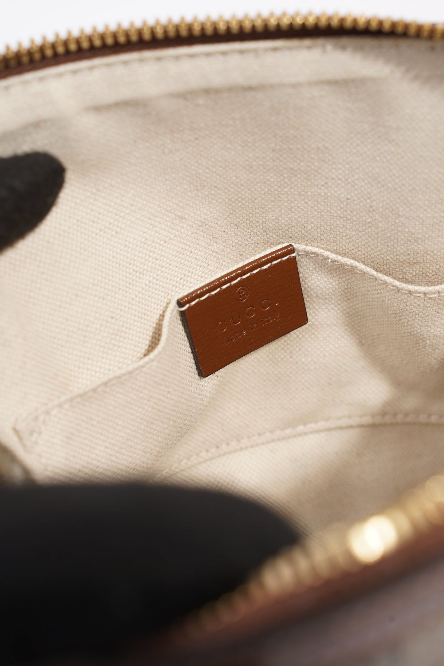 Gucci Horsebit 1955 Mini Top Handle Supreme / Brown Coated Canvas