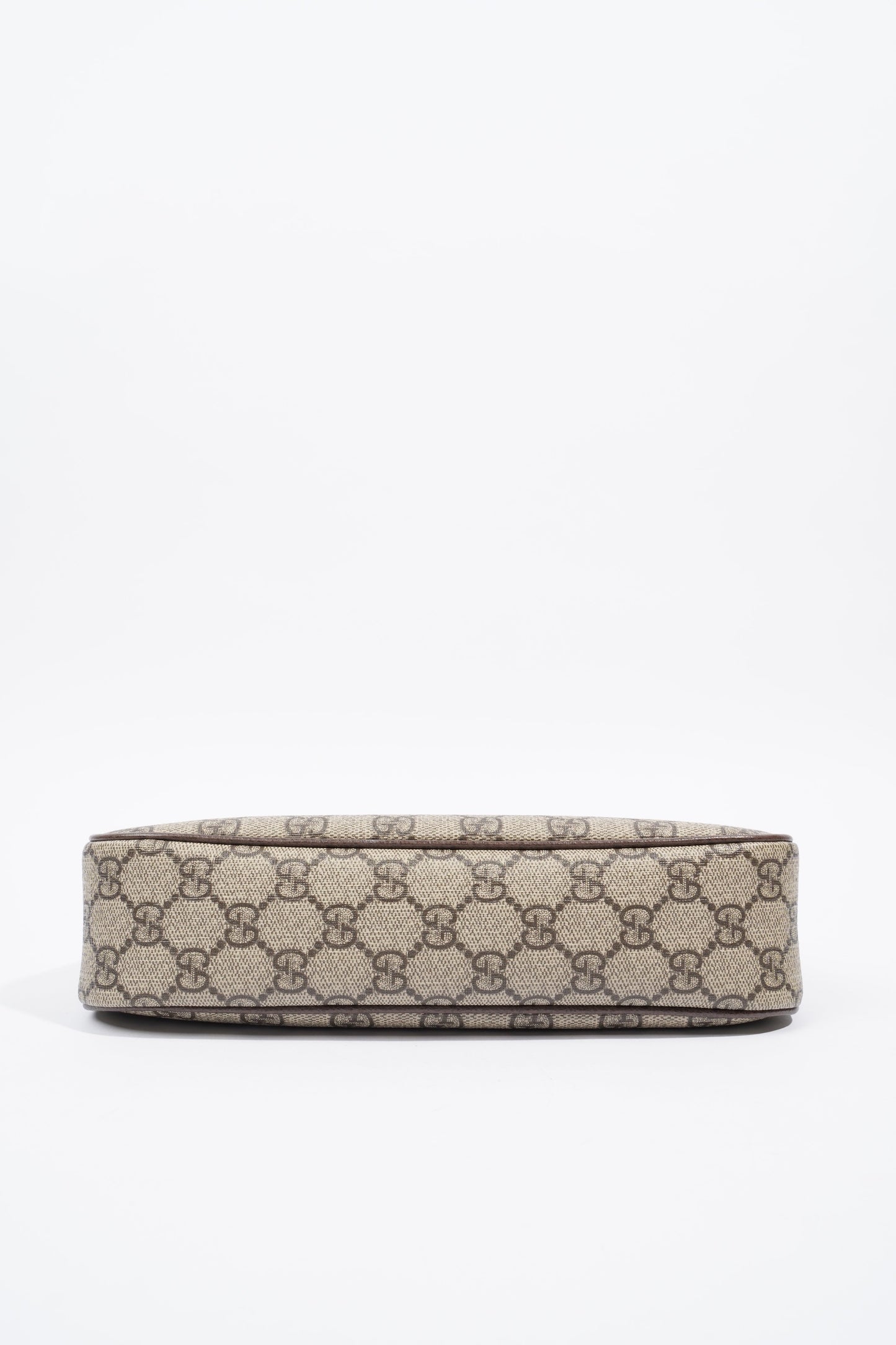 Gucci Ophidia Small Beige And Ebony GG Supreme  Coated Canvas