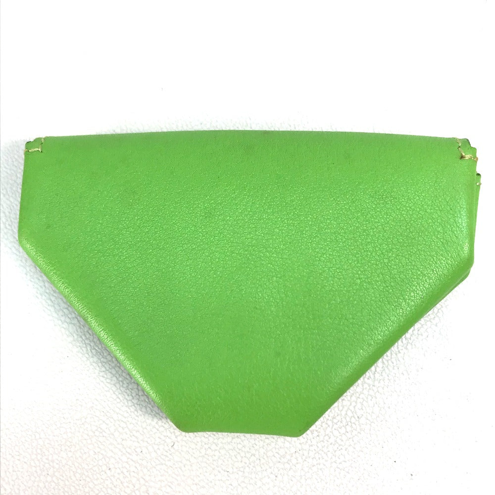 HERMES Coin case Vaux Swift Light green Le van Cator unisex(Unisex) Used