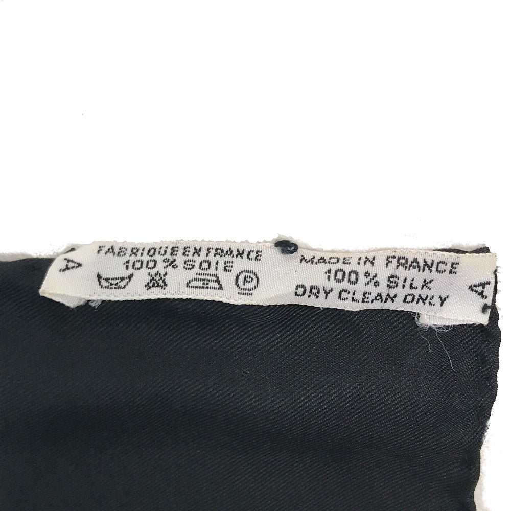 HERMES scarf silk Black / multicolor Carre90 Women Used