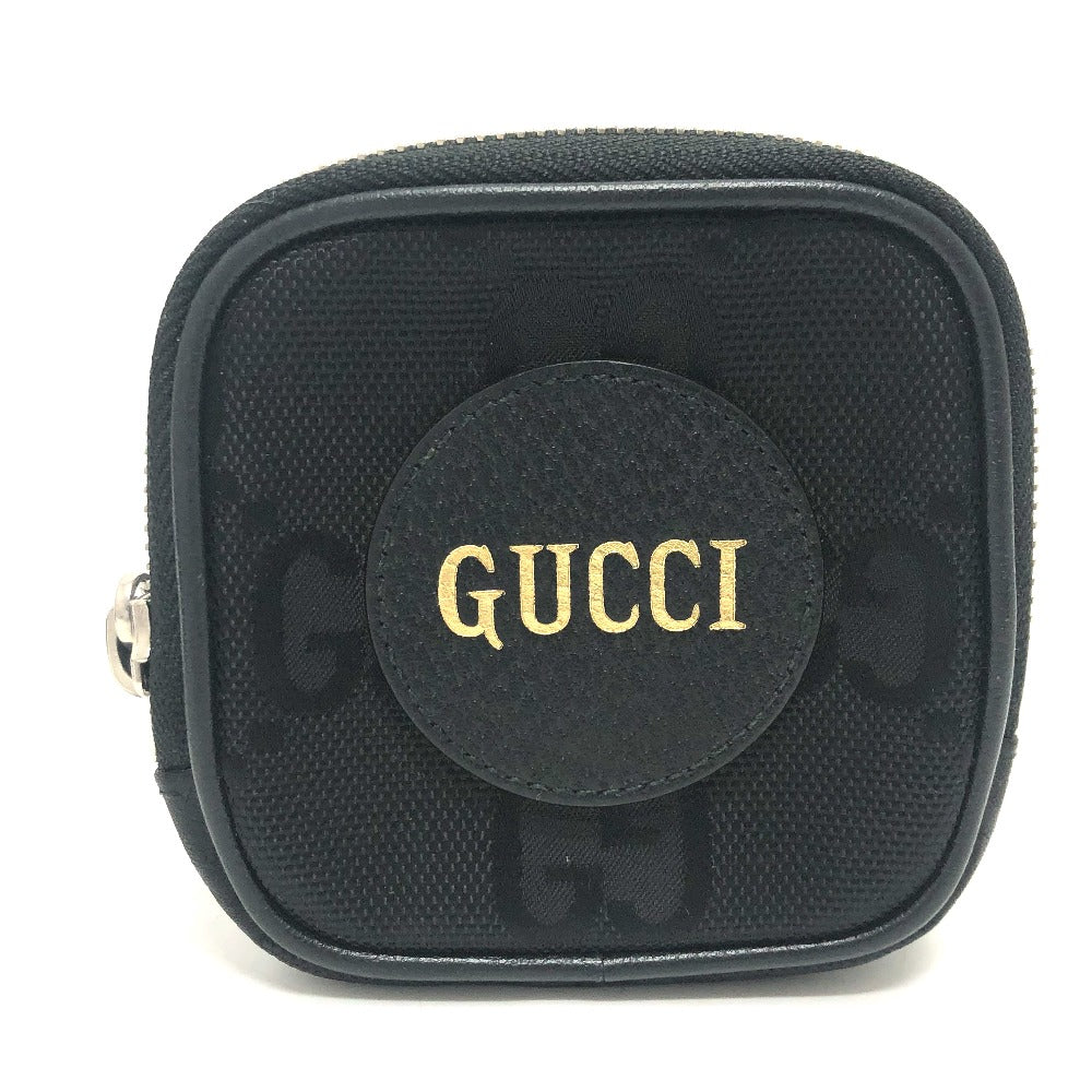 GUCCI Coin case 645060 GG canvas black GG Off the grid mens Used