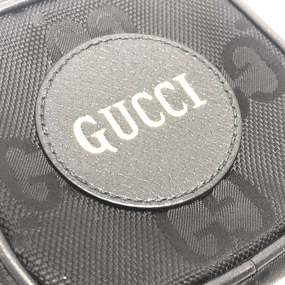 GUCCI Coin case 645060 GG canvas black GG Off the grid mens Used