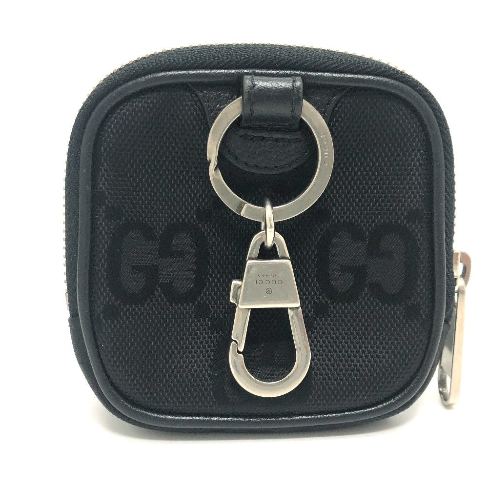 GUCCI Coin case 645060 GG canvas black GG Off the grid mens Used