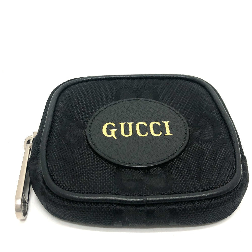 GUCCI Coin case 645060 GG canvas black GG Off the grid mens Used