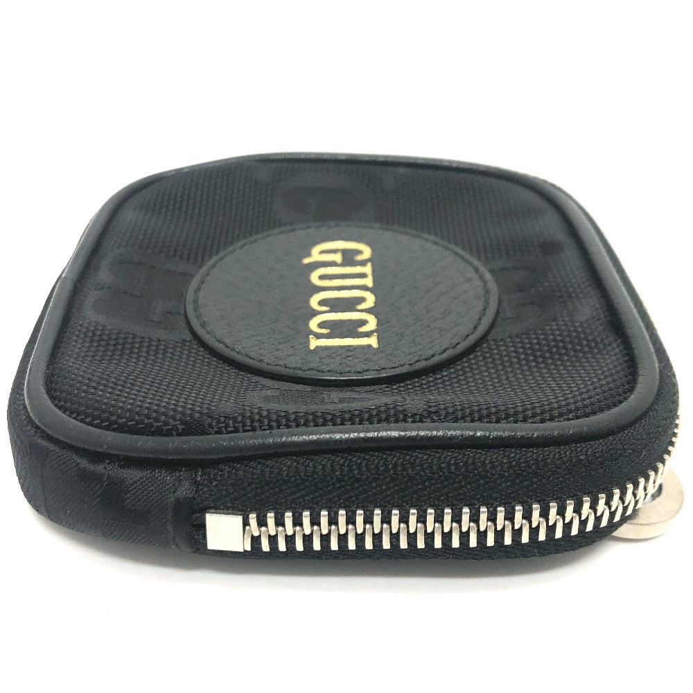 GUCCI Coin case 645060 GG canvas black GG Off the grid mens Used