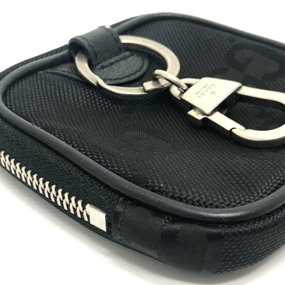 GUCCI Coin case 645060 GG canvas black GG Off the grid mens Used