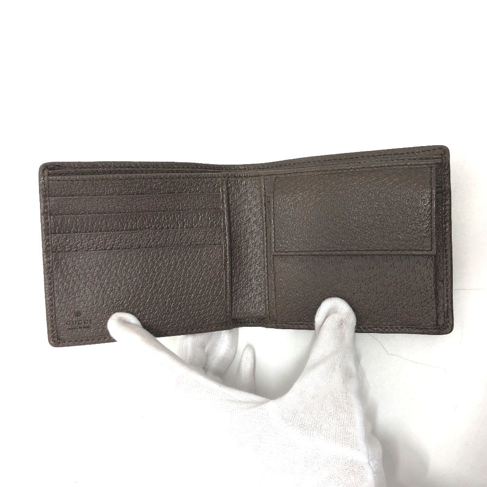GUCCI Folded wallet 699314 GG canvas beige GG jumbo Women Used