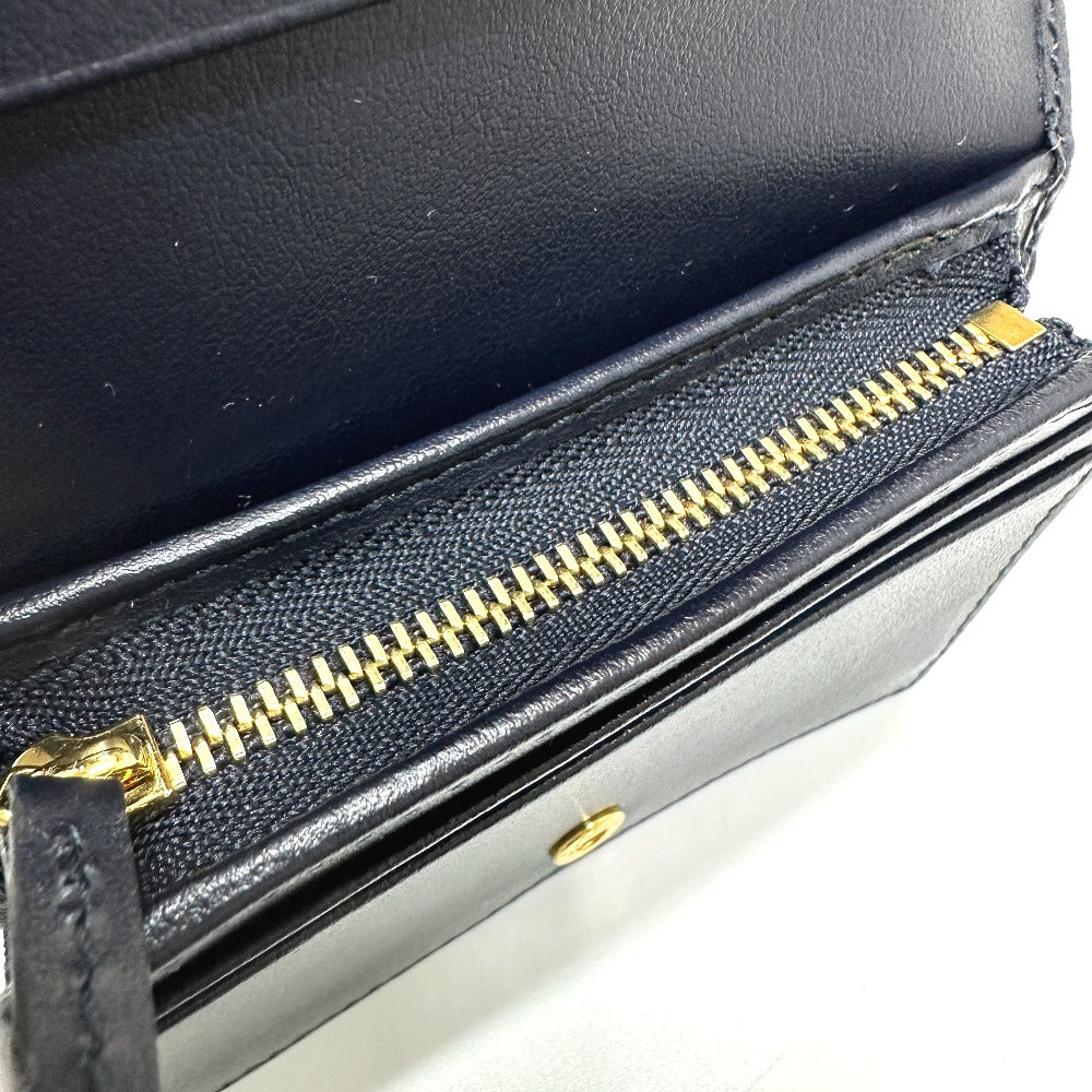 GUCCI Trifold wallet 621887 Canvas / leather beige Horsebit Women Used