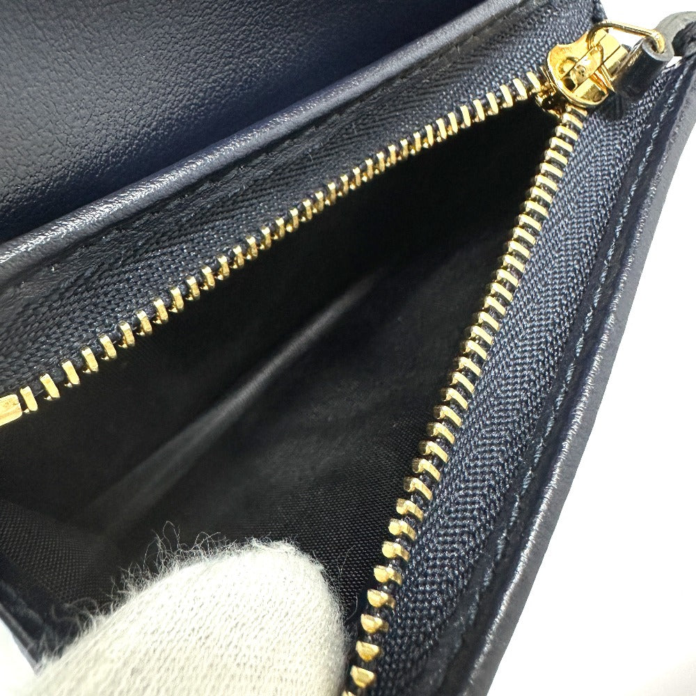 GUCCI Trifold wallet 621887 Canvas / leather beige Horsebit Women Used