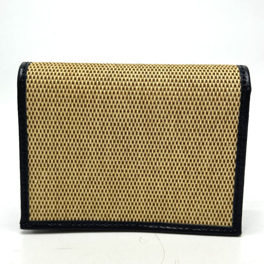 GUCCI Trifold wallet 621887 Canvas / leather beige Horsebit Women Used