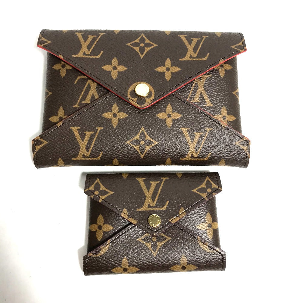 LOUIS VUITTON Clutch bag M62034 Monogram canvas Brown Monogram 3-piece set Pochette Kirigami