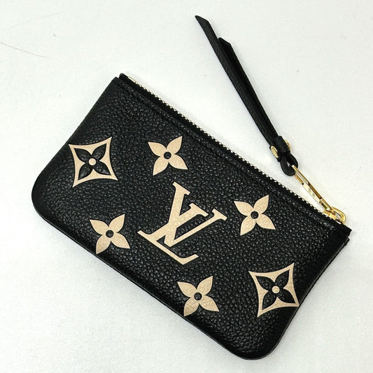 LOUIS VUITTON Coin case M80885 Monogram Ann Platt Leather black Monogram Ann Platt Pochette Cre Women Used