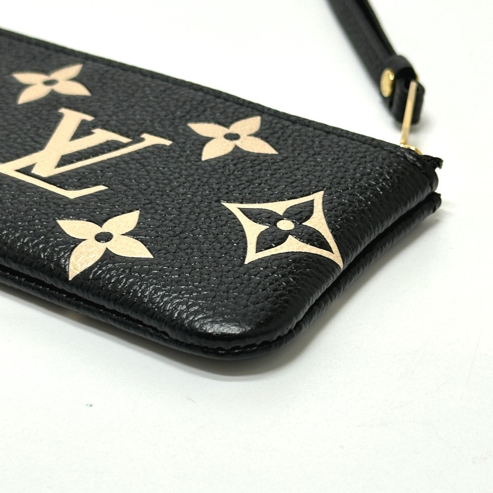 LOUIS VUITTON Coin case M80885 Monogram Ann Platt Leather black Monogram Ann Platt Pochette Cre Women Used