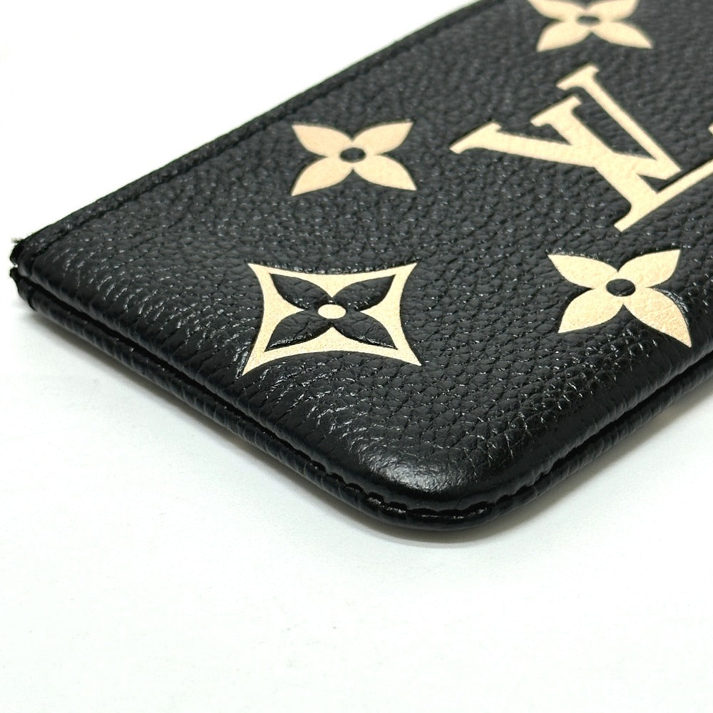 LOUIS VUITTON Coin case M80885 Monogram Ann Platt Leather black Monogram Ann Platt Pochette Cre Women Used