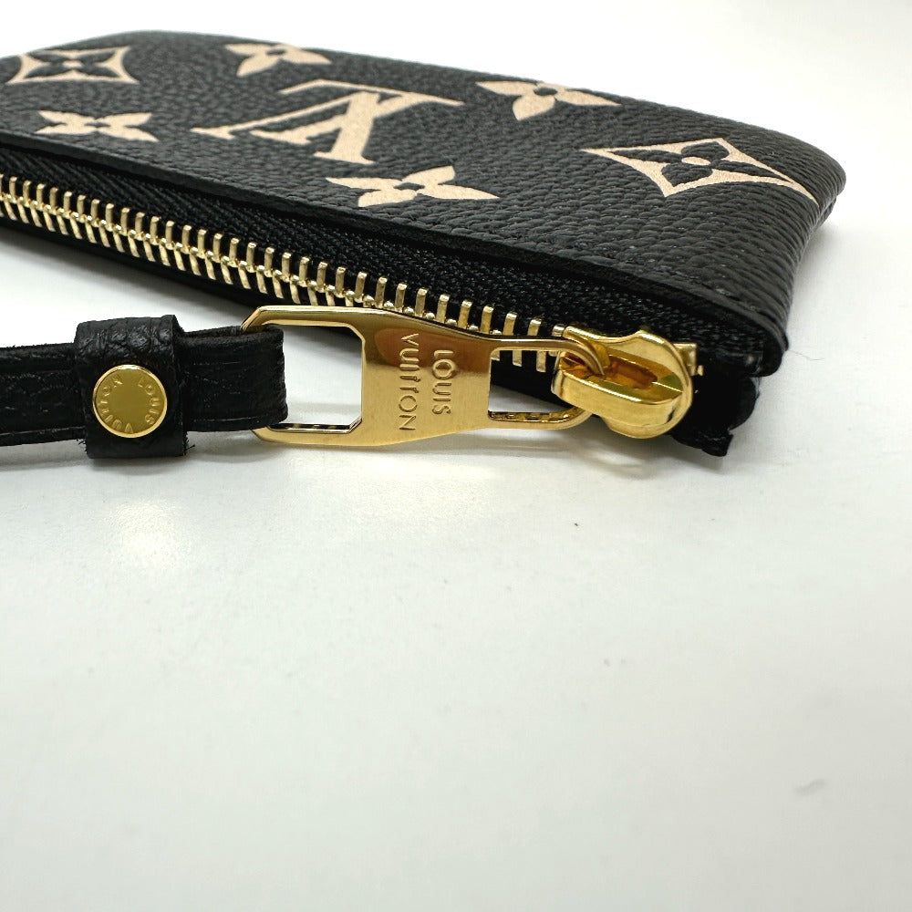 LOUIS VUITTON Coin case M80885 Monogram Ann Platt Leather black Monogram Ann Platt Pochette Cre Women Used