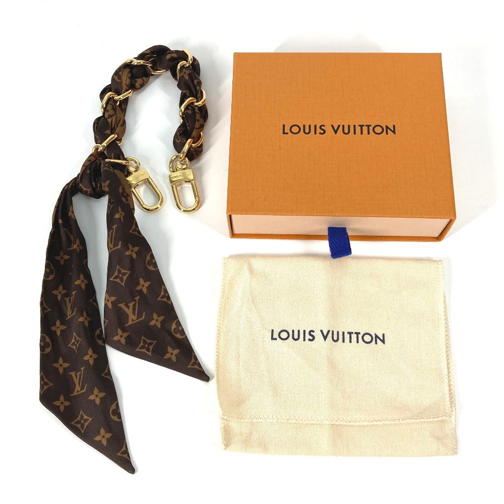 LOUIS VUITTON charm M01354 silk Brown Monogram Bag Charm/Chain Fural Women Used